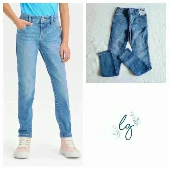 Cat & Jack Other - Cat & Jack Girls' Mid-Rise Ultimate Stretch Skinny Jeans (size: 7) 4KIDO-BR